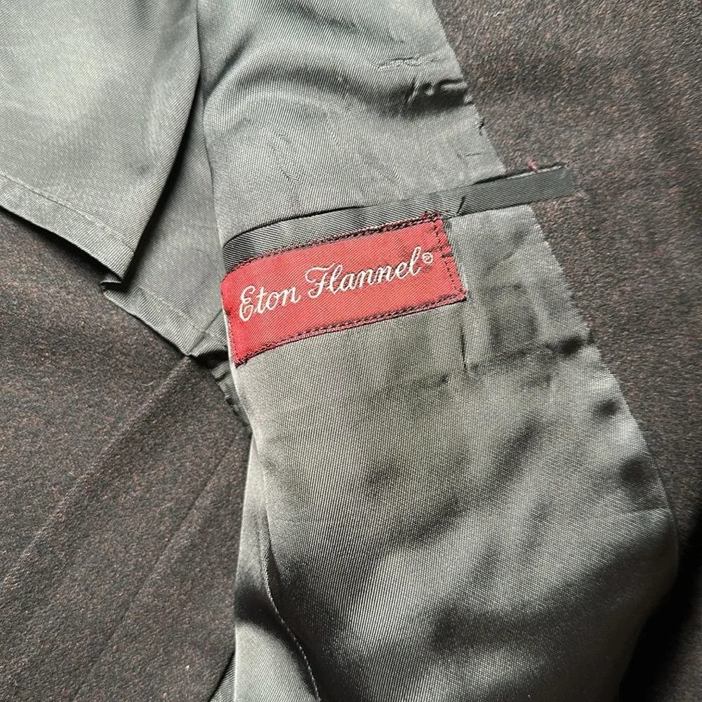 Hart Schaffner Marx Vintage Eton Flannel Wool Sport Coat - 42L